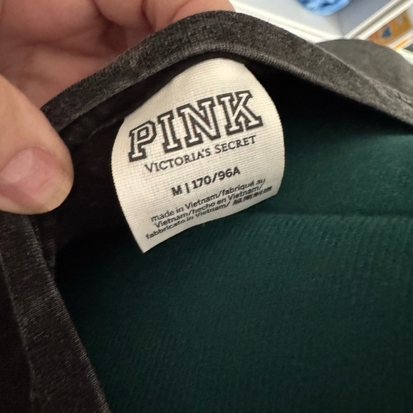 PINK Victoria's Secret Dark Gray Ruched Mini Dress Size M - Picture 7 of 7